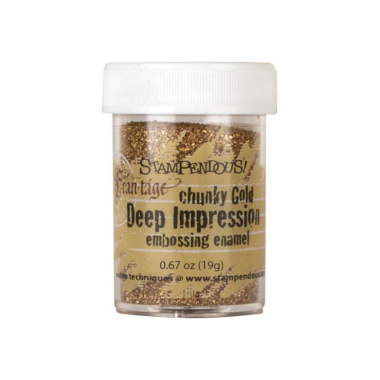 Пудра для эмбоссинга Chunky Gold Stampendous Frantage Deep Impression .67oz