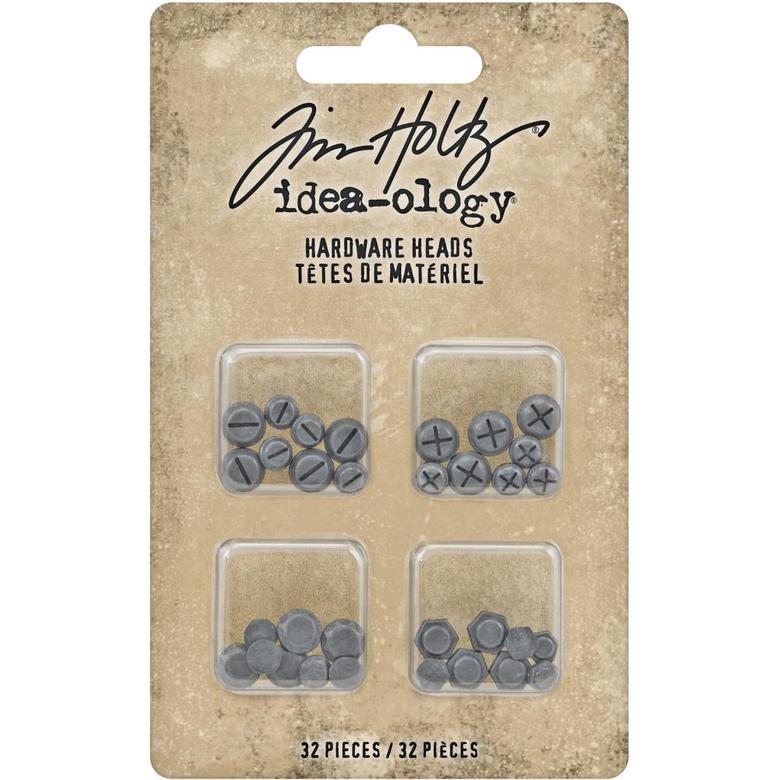 НАБОР МЕТАЛЛИЧЕСКИХ БОЛТИКОВ TIM HOLTZ FLATBACK СЕРЕБРЯНЫЙ 32 / Pkg