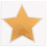 Наклейка‒переводка с фольгированием Звезда,  10 × 10 см