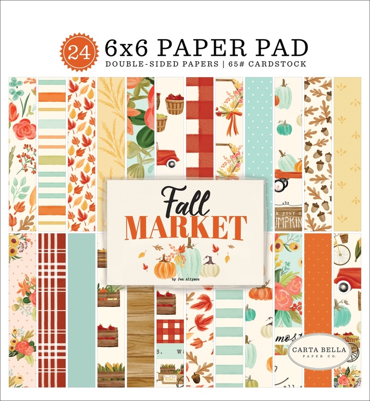 Набор бумаги Echo Park "Fall Market"  15*15 см