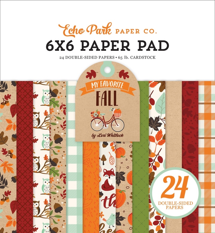 1/2 Набор бумаги Echo Park "My favorite fall"  15*15 см