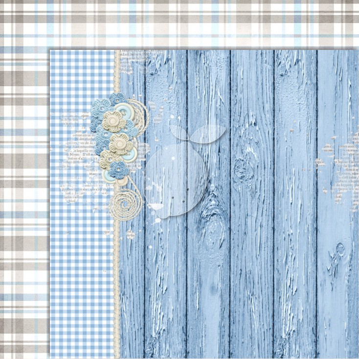 Лист бумаги Boy's Little World  01