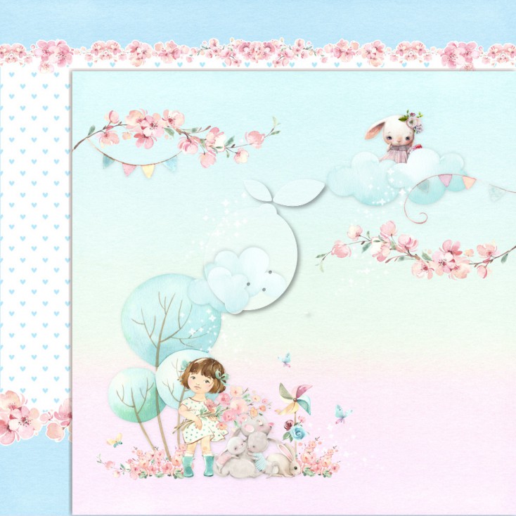 Лист бумаги Girl's Little World 05