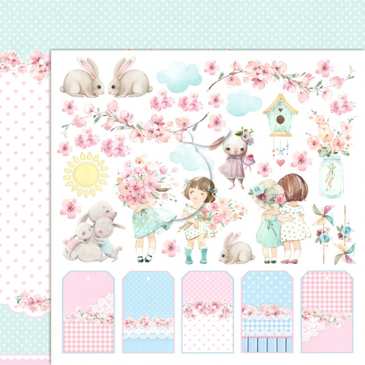 Лист бумаги Girl's Little World 04