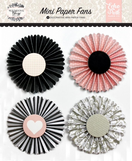 Декоративные бумажные мини-розетки Echo Park "Wedding Bliss"