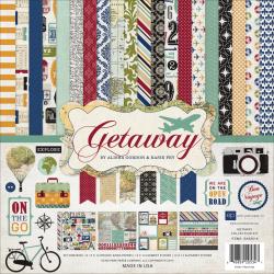 Набор двусторонней бумаги Getaway  (KIT)  Echo Park Collection 12 "X12" - 12 л