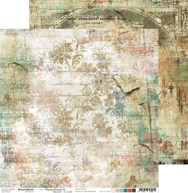 Лист бумаги двусторонний FLEETING MOMENTS - 02 Craft o'clock