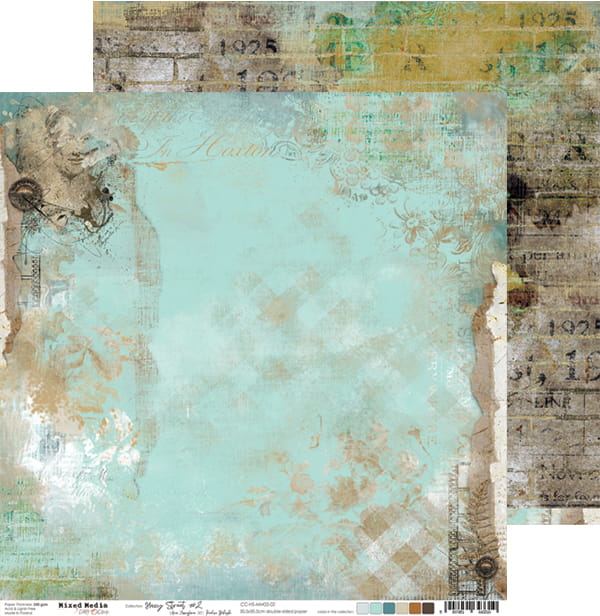 Лист бумаги двусторонний HAZY STREET - 02 Craft o'clock