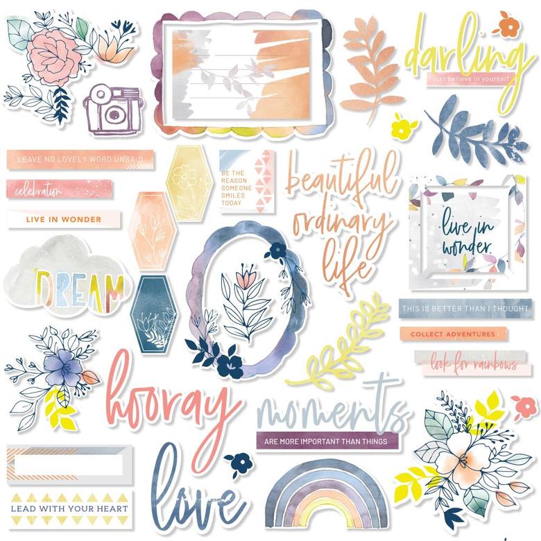 Высечки PinkFresh Cardstock Die-Cuts 34 / P