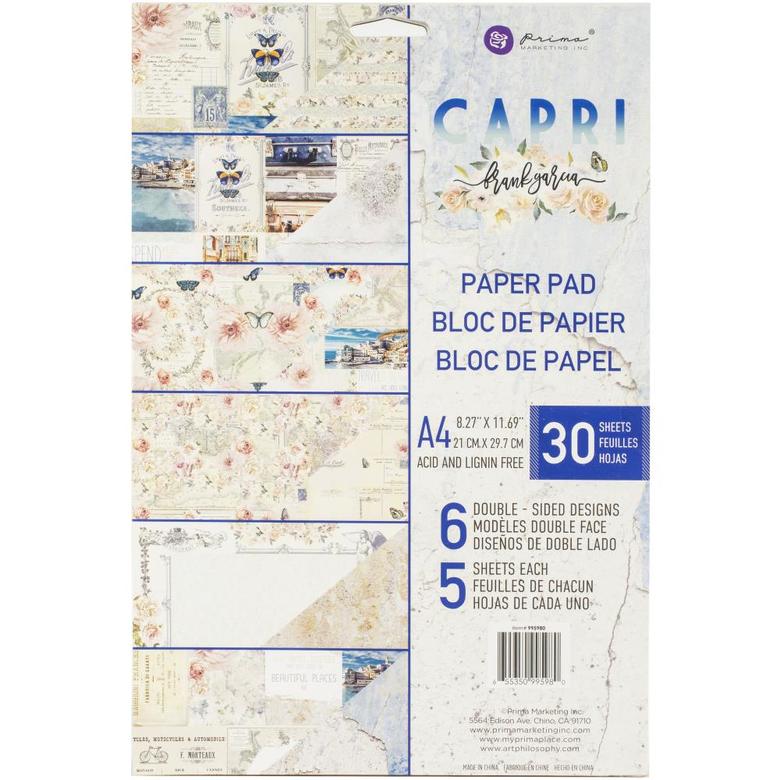 Набор бумаги CAPRI Prima Marketing Double-Sided Paper Pad A4 30