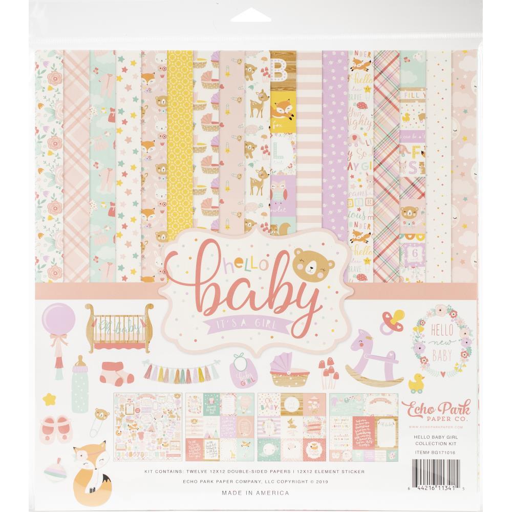 набор бумаги  Echo Park Collection Kit 12"X12" Hello Baby