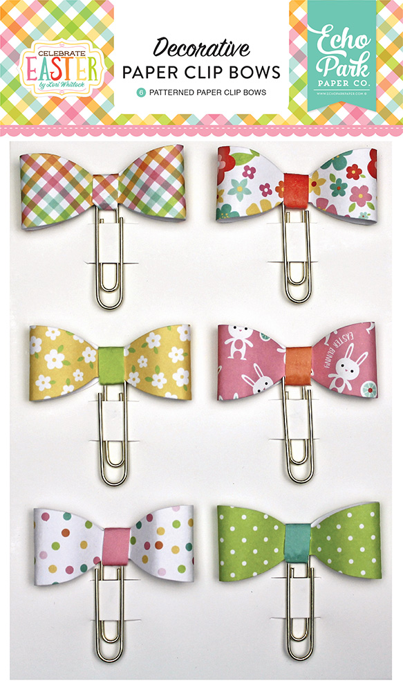 Декоративные скрепки Echo Park Celebrate easter