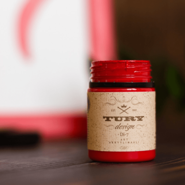 Краска акриловая Aturi Design DI-7 Красный 01-10