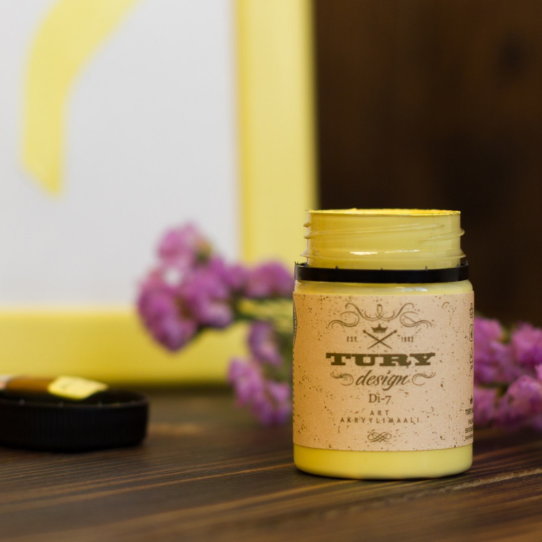 Краска акриловая Aturi Design DI-7 Лимонный 22-40