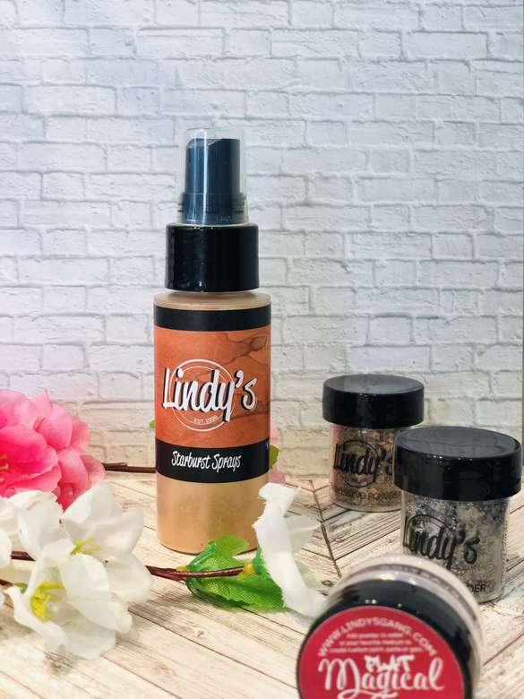 Спрей Hag's Wart Orange Shimmer Spray Lindy's Stamp Gang Starburst