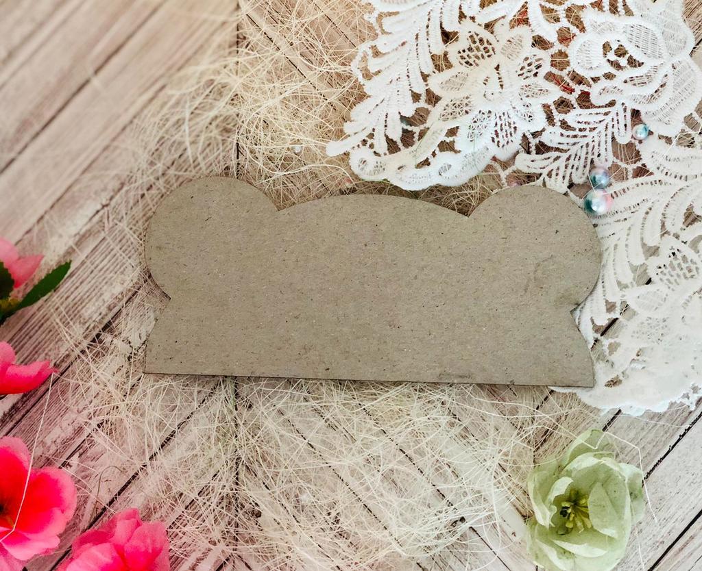 Заготовка для тиснения «ушки мишки» 16*7