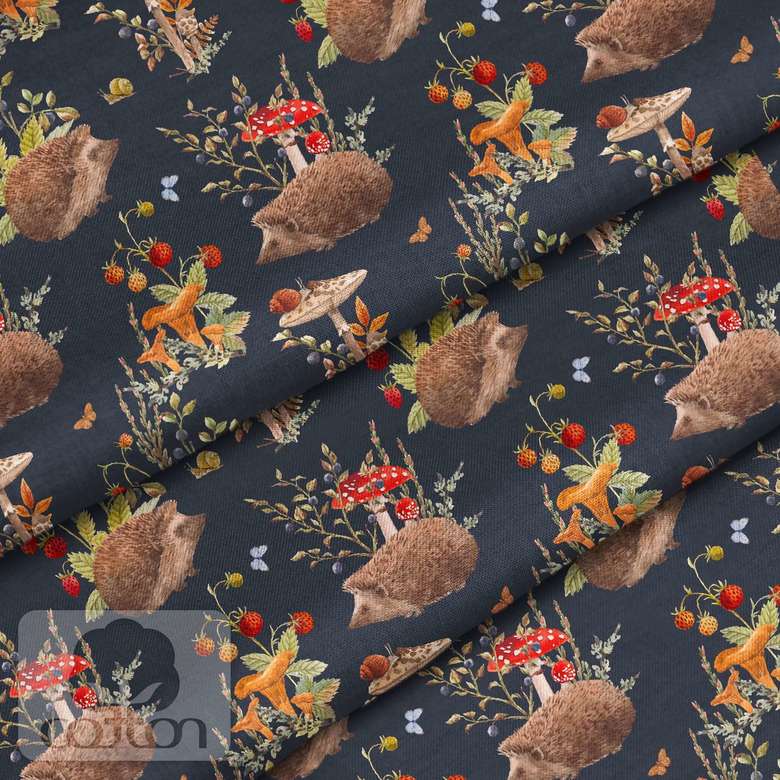 Отрез ткани Грибная полянка Премиум Хлопок
