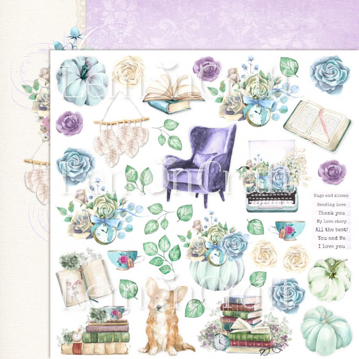 Лист бумаги AUTUMN TWILIGHT 04