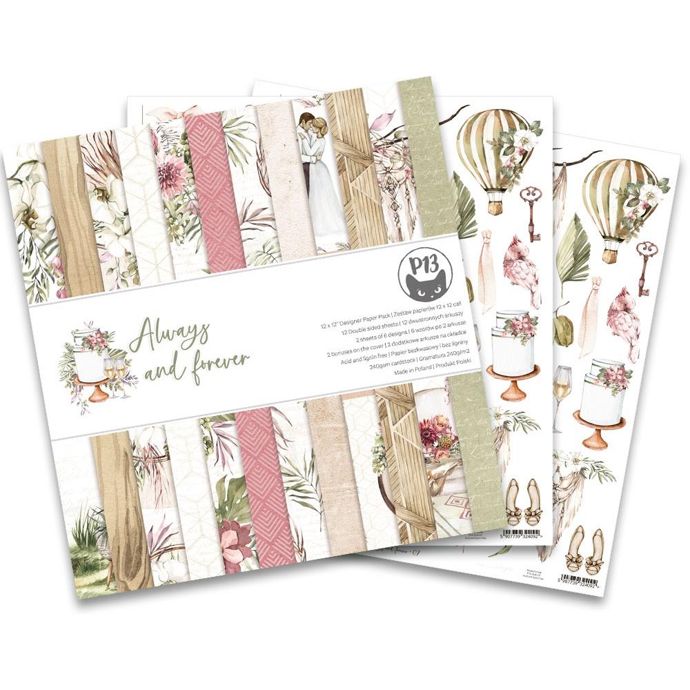 1/2 Набора бумаги Р13 - Always & Forever - 30*30