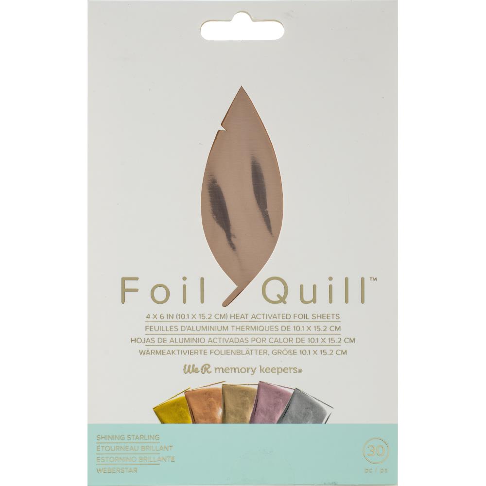 Листы фольги для Foil Quill - «Shining Starling» - Gold Finch - 10.1х15.2 см - 30 шт