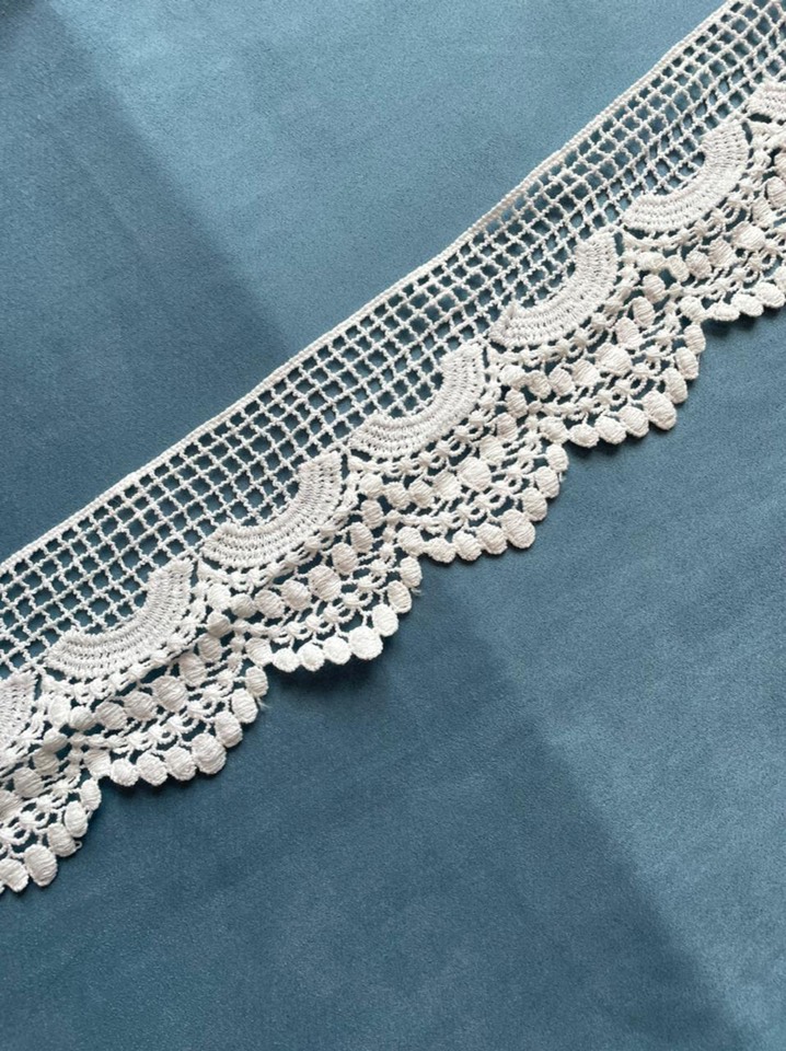 Кружево К-27 100% хлопок Ширина 8см /отрез 45см