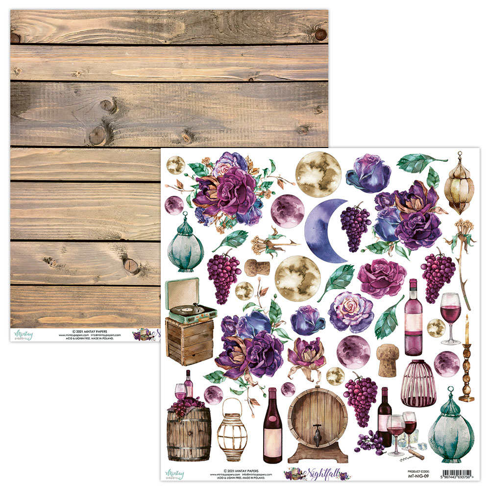 Лист для вырезания Mintay paper Nightfall 09 (8)