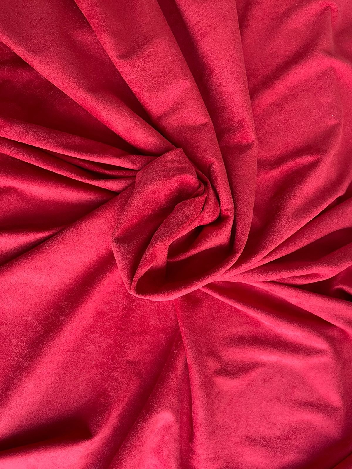 Замша двухсторонняя красная 35*50