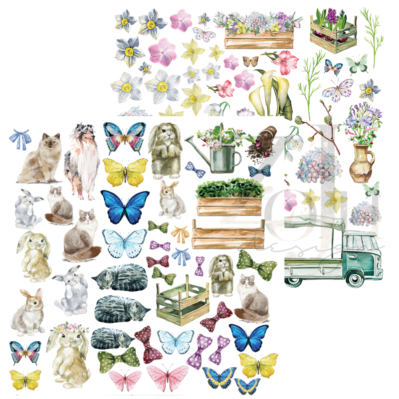 Лист двусторонний Zoya Design - 30,5*30,5 (12)