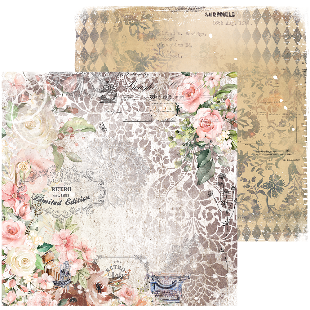 Лист двусторонний Zoya Design - Vintage Craft - 01- 30,5*30,5 (11)