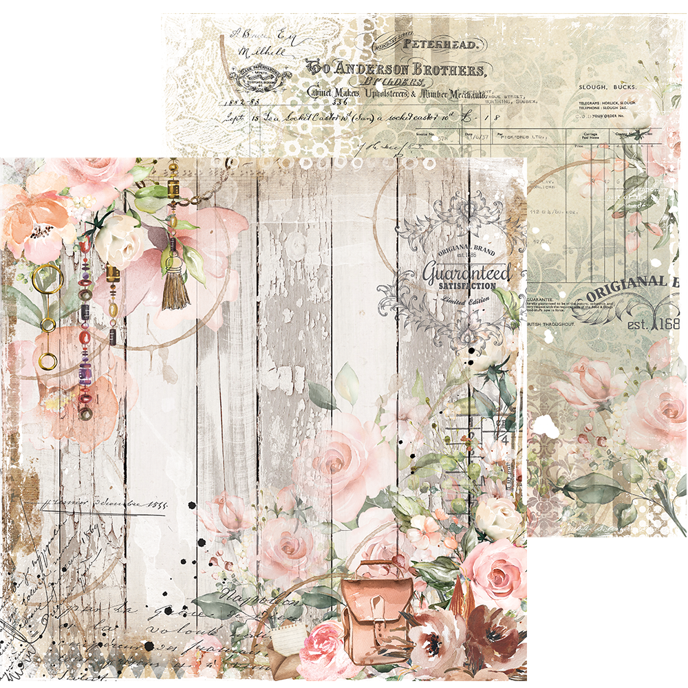 Лист двусторонний Zoya Design - Vintage Craft - 02- 30,5*30,5 (11)