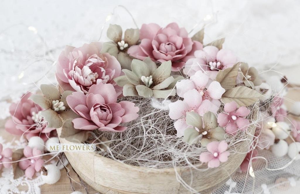 Набор цветов «малиновый щербет»