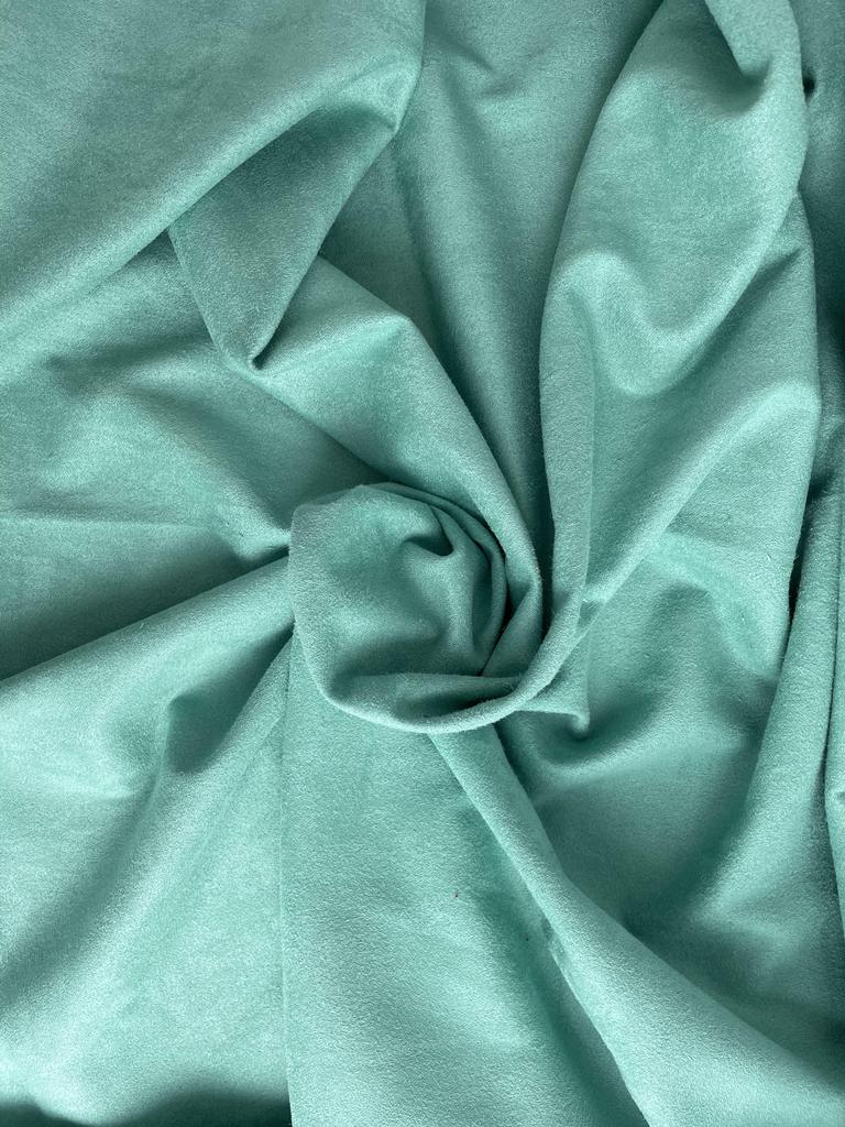 Замша двухсторонняя ледяная мята 35*50