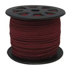 Замшевый шнур 3мм Бордо