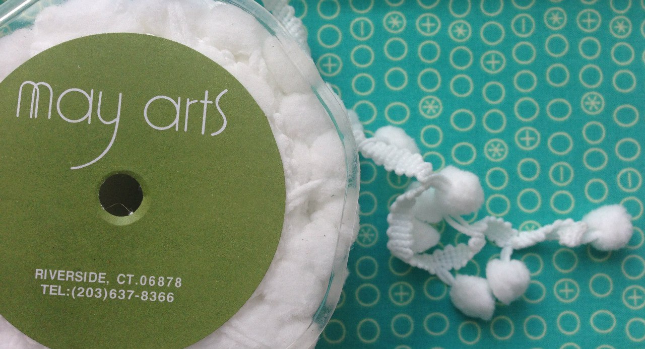 Лента Пом-Пон May Art, 1 ярд