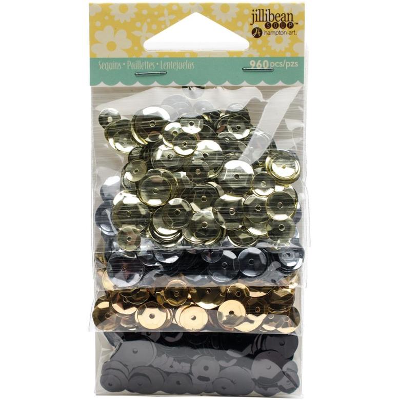Набор пайеток Jillibean Soup - Shaker Card Sequin Pack Neutrals