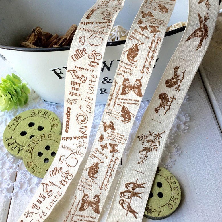 Лента хлопковая , (1 м)