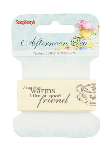 Лента отрезная ScrapBerry's - Сладости, 25мм, длина 2м