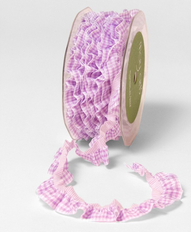 Лента на резинке сиреневая May Arts, (1 ярд)