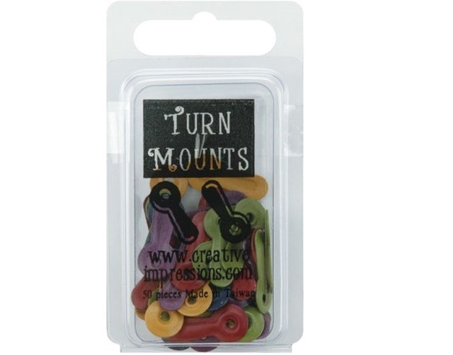 Анкеры Creative Impressions - Turn mounts painted metal
