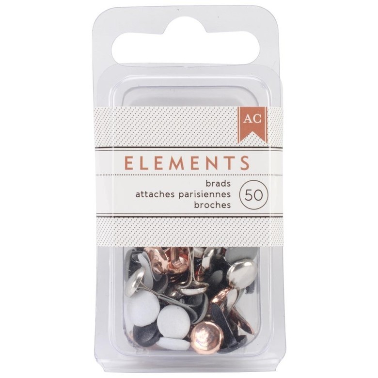 Набор брадс American Crafts metallic