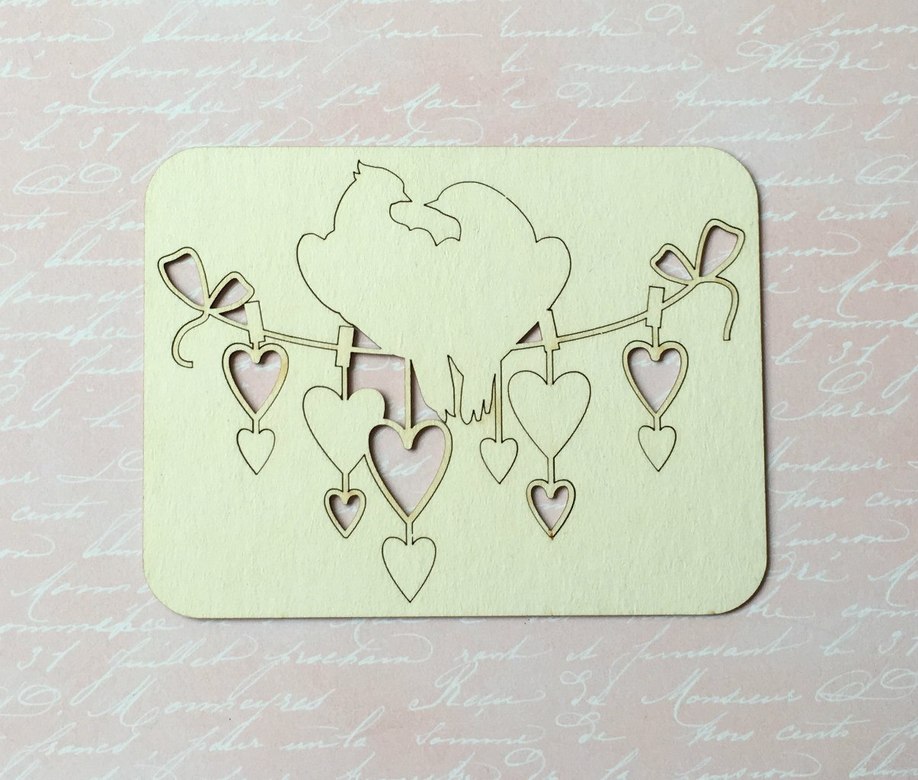 Чипборд голуби №11 (5)