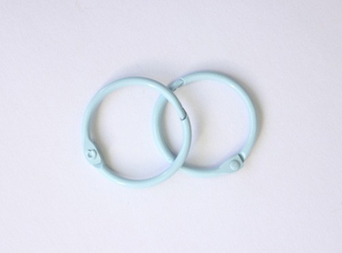 Кольца для альбомов, голубые, 2 шт ♥