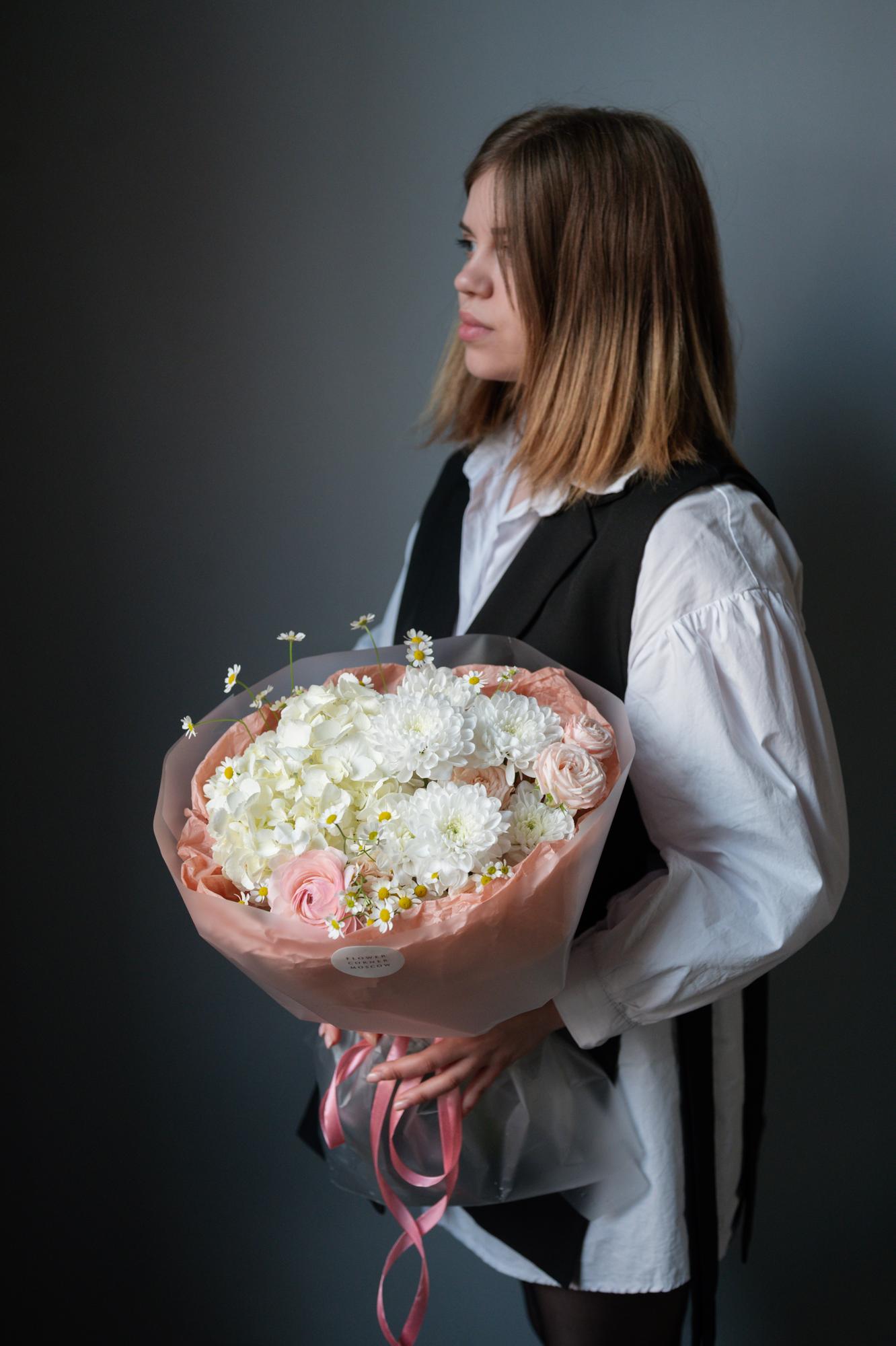 Букет "Розовое облако"