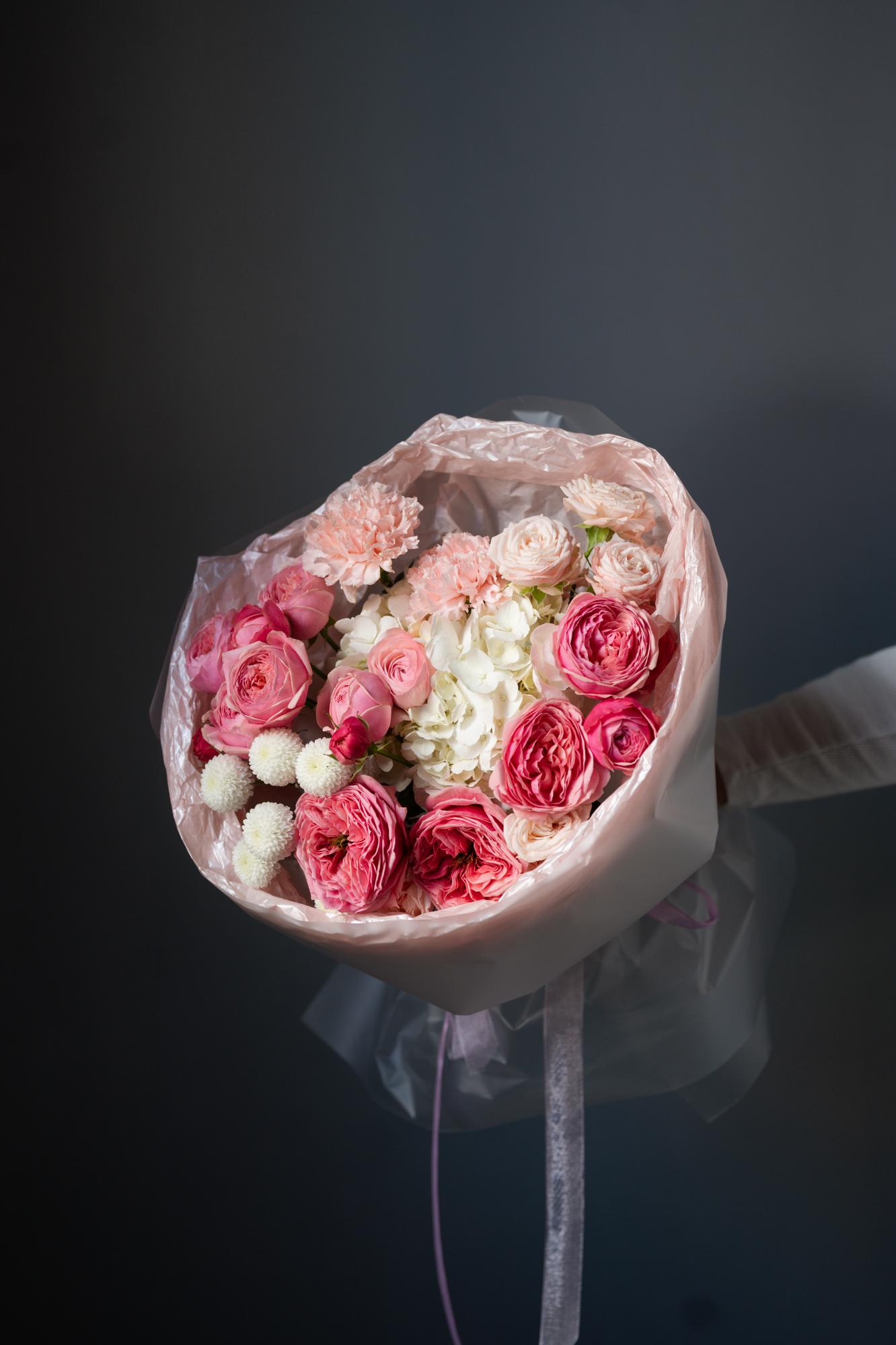 Букет "Клубничный пломбир"