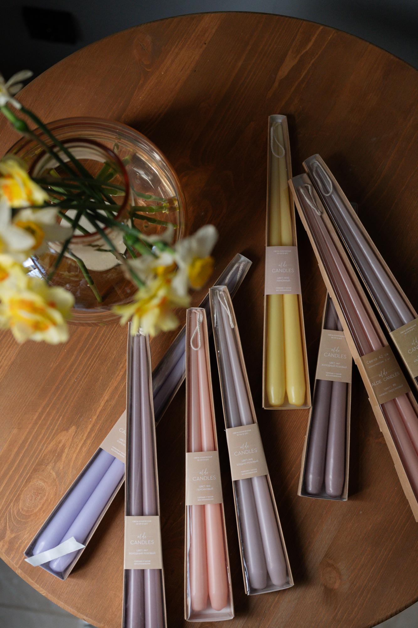 Свечи конические Alde Candles (в ассортименте)