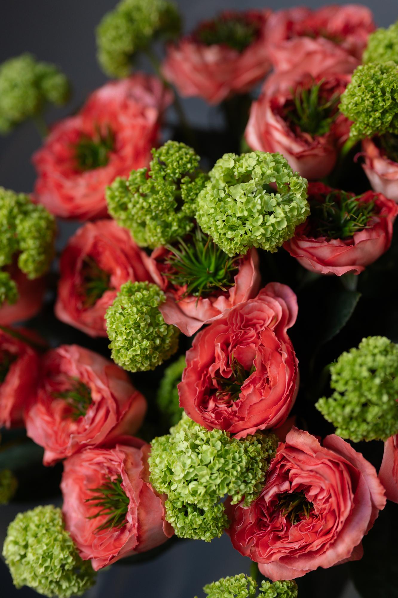 Дуо-букет "Мандарин и вибурнум"