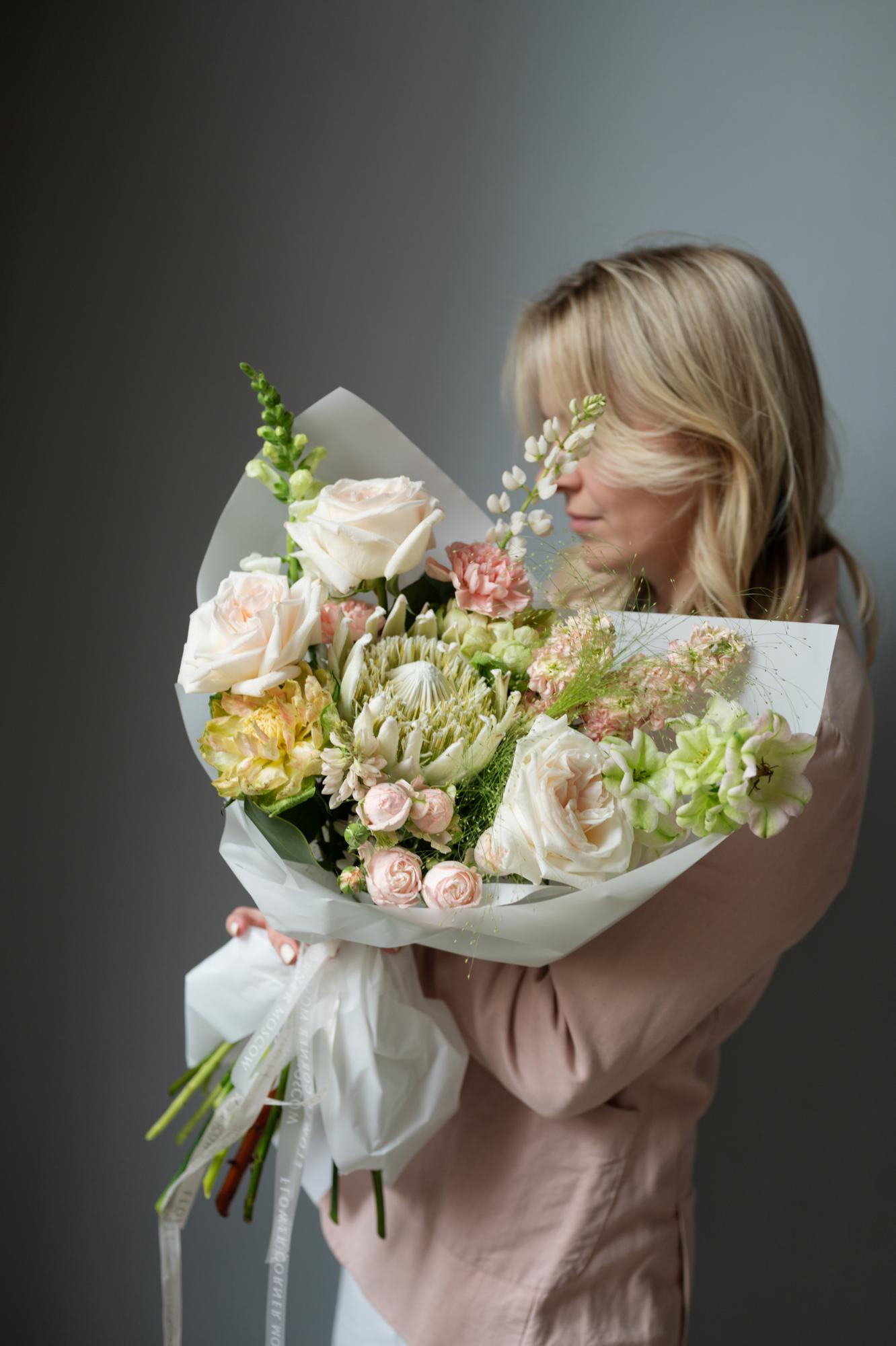 Букет "Грушевый чизкейк"