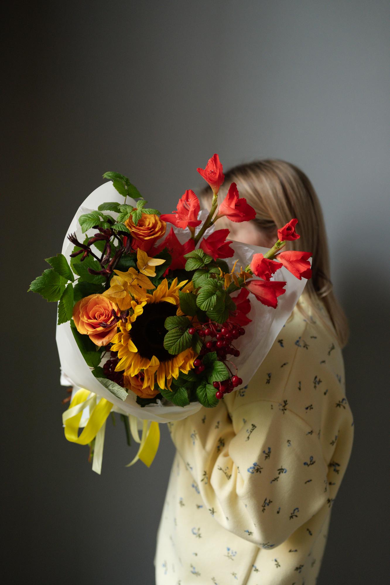 Букет "Огни осени"