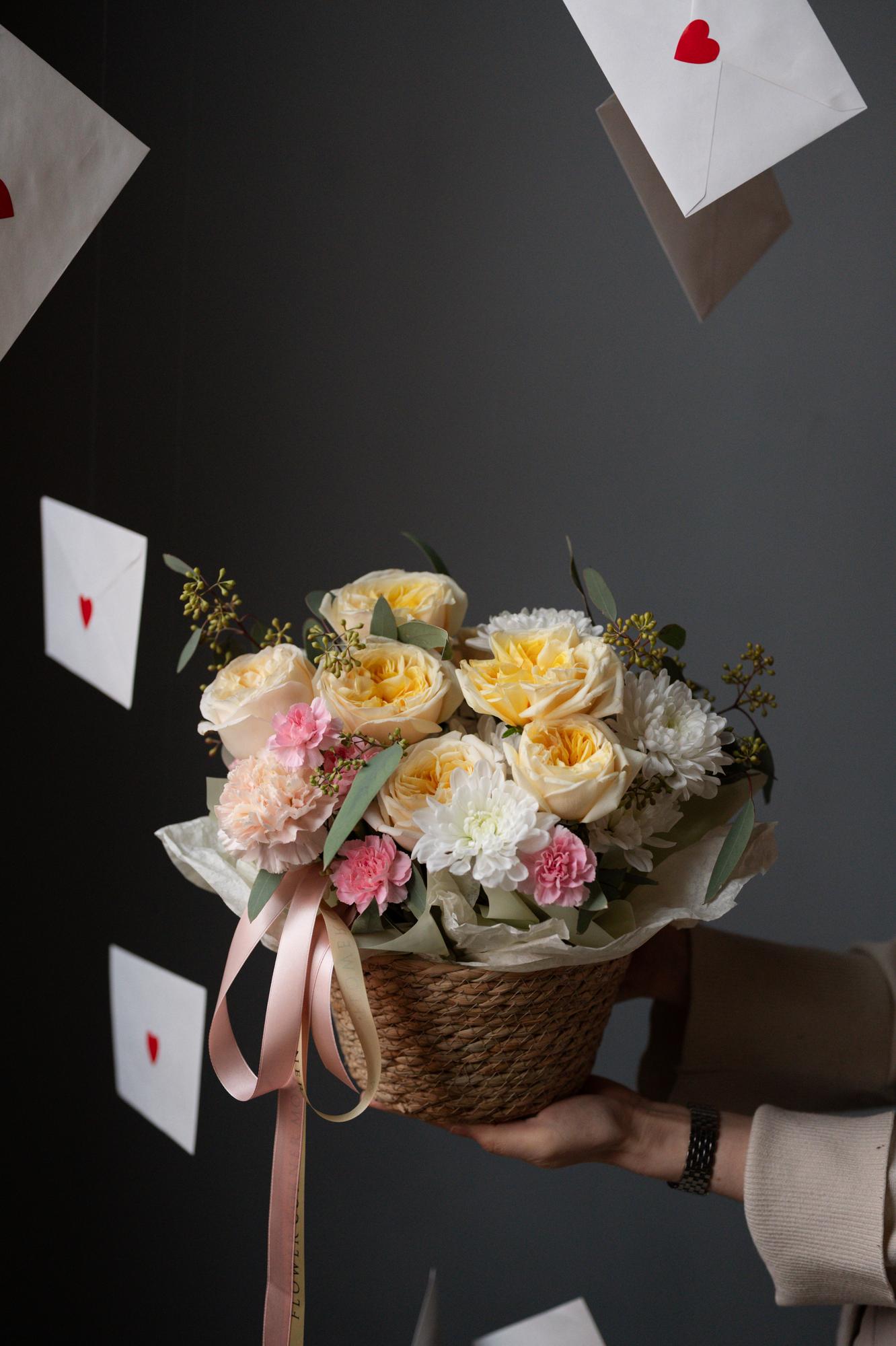 Корзина "Солнечная улыбка"