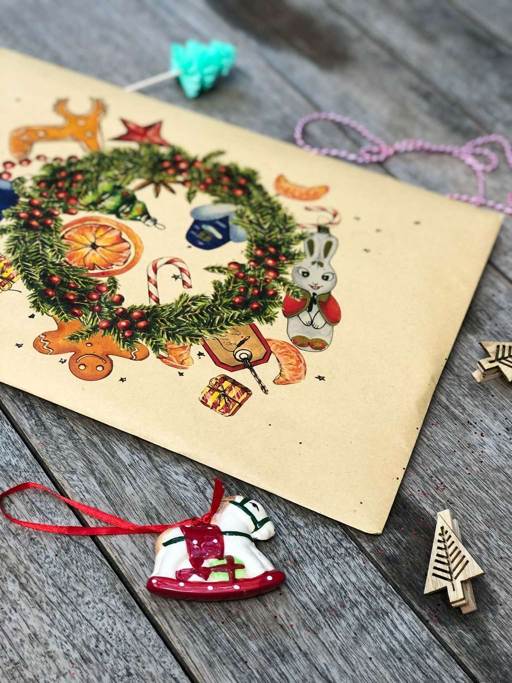 Large christmas envelope